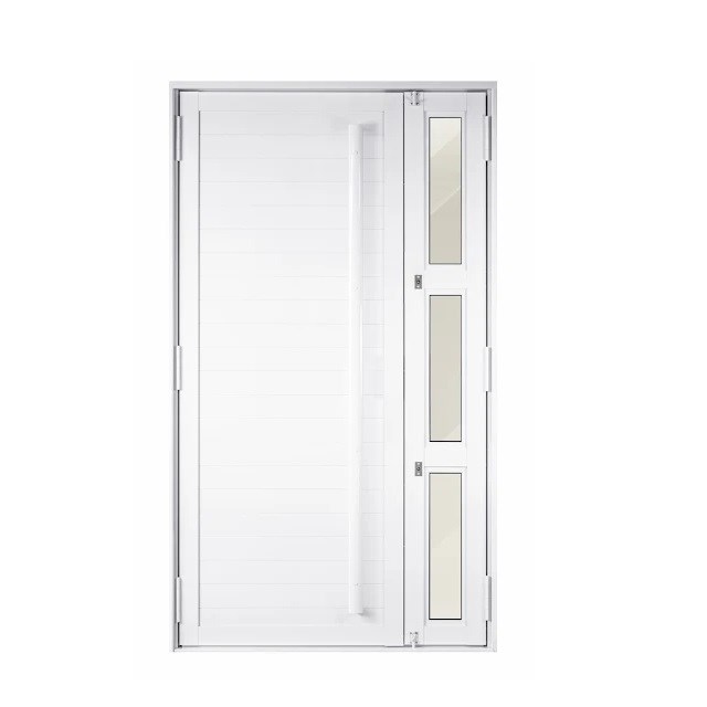 Porta Invicta PORTA ALUMÍNIO BRANCA INVICTA GIRO 1 BANDEIRA VIDRO REFLEX D L121XA210 ...