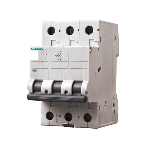 Disjuntor Tripolar Curva C 3ka 40 Amperes Din Br 5sl1 340-7mb Siemens