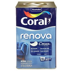 Tinta Acrílica Fosca Branco 16l Renova Coral 5299822