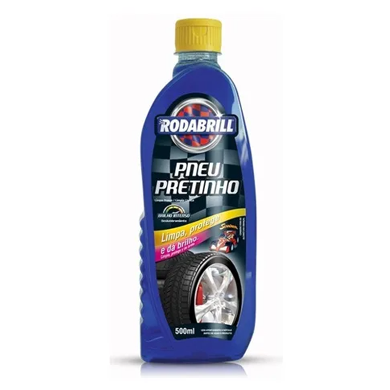 Pneu Pretinho Líquido 500ml Cockpit Protege E Conserva E Dá Brilho