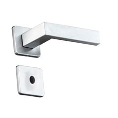 Fechadura Wc Roseta E Maçaneta Inox Escovado Linha 1700 Squadra 1720/24qi 93503 Silvana