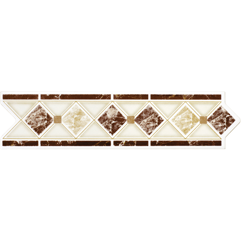 Listelo Decorativo Cerâmico 8,5x33cm Com 5 Peças Gld 2232 Gabriella