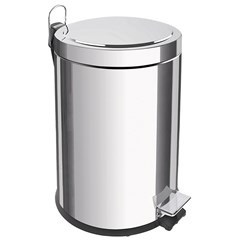 Lixeira de Pedal Inox430 Com Cesta Pvc  5 Litros 94538/105 Tramontina