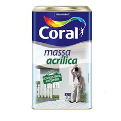 Massa Acrílica Coral 25kg