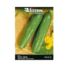 Sementes de Pepino Verde Comprido 1g - (093.0090.Evec) Feltrin