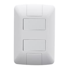Interruptor 2 Seções Simples Branco Aria 57241/040 Tramontina