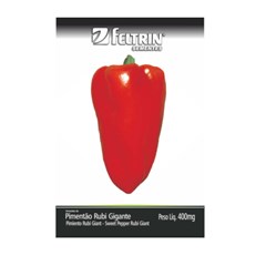 Sementes de Pimentão Rubi Gigante (Pimentão Vermelho) 400mg - (093.0094.Evec) Feltrin