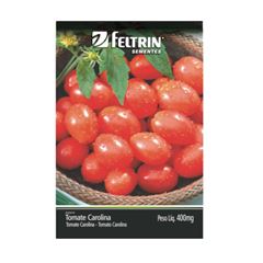 Sementes de Tomate Carolina (Tomate Cereja Vermelho) 400mg - (093.0697.Evec) Feltrin