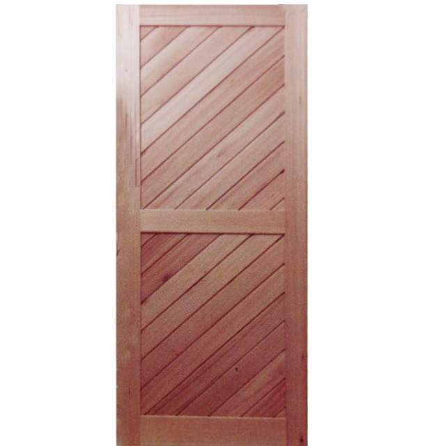 Porta de Madeira 60x210x3cm Pinus de Reflorestamento Tingida Cedro Ficha Diagonal P27 140 Arliz