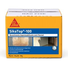 Revestimento Impermeabilizante Sika Top-100 Branco 18kg Bicomponente Semiflexível