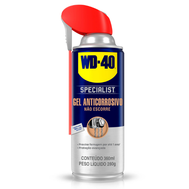 Spray Lubrificante Gel Anticorrosivo (Não Escorre) Wd-40 Specialist 360ml/280g