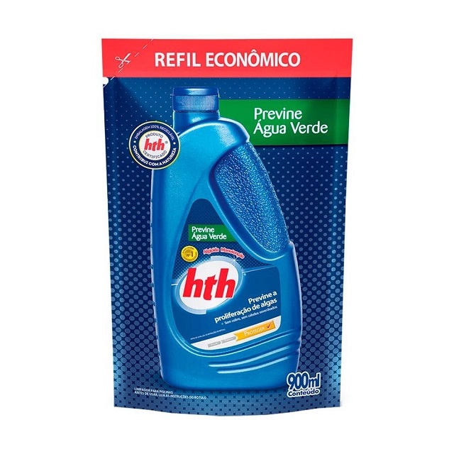 Algicida Manutenção Previne Água Verde Para Piscina 900ml Hth Innovative