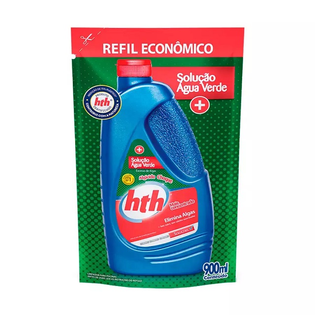 Algicida Choque Sos Água Verde Para Piscina 900ml Hth Innovative