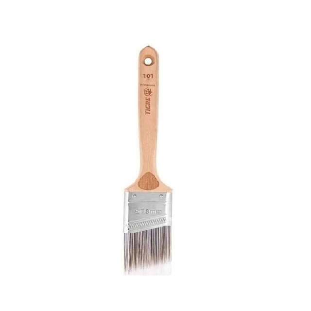 Trincha Cerdas Sintética Para Pintura Pro Angular Ref.101 2.1/2" - Tigre