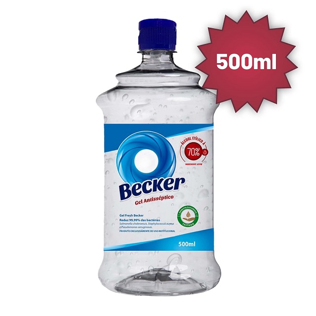 Álcool Gel Antisséptico 70° Inpm Fresh 430g/498ml Pa0003109 Becker