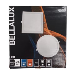 Painel Led de Embutir Quadrado 24w 100 A 240v 1920lm 6500k Br Slim Bellalux Ledvance