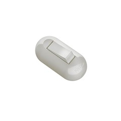 Interruptor Centro Cordão Tipo Pêra 10a Branco 30302 Mec-Tronic