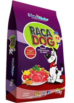 Ração Para Cães Raça Dog Adulto Standard Mix 15kg Nutrivale