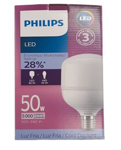 Lâmpada Led Bulb T Alta Potência E40 50w 5000lm 6500k Branca Philips