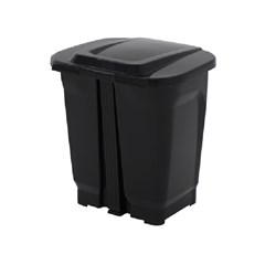 Lixeira Plástica T-Force Preta 25l Tramontina