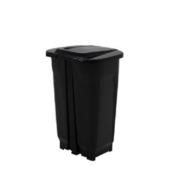 Lixeira Plástica T-Force Preta 50l Tramontina