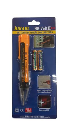 Detector de Tensão Hk-Volt Ii (Com Lanterna E 2 Pilhas Aaa) 21n262 Hikari