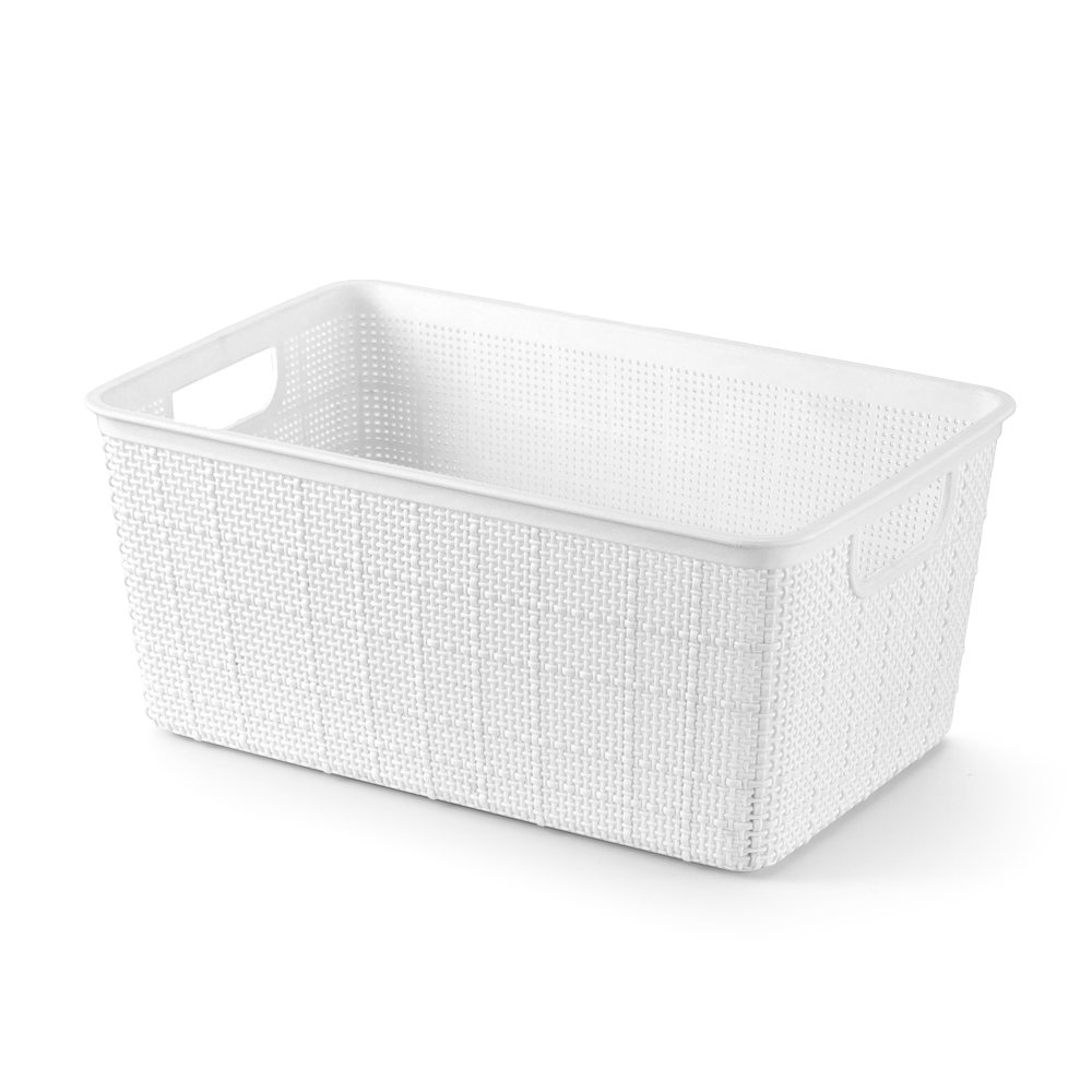 Cesto Home Organizer (26,5x16,5x11,5cm) 4l Branco 1725br Plasnorthon