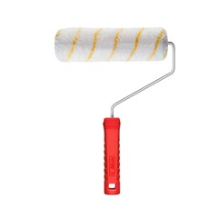 Rolo Lã Sintética Antirrespingo Para Pintura 15cm Com Suporte At 773/15 Atlas