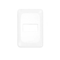 Placa 4x2 Com Suporte 1 Posto Branca Lgp21 Pop Pial