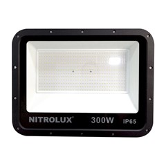 Refletor Led Slim 300w 100 A 240v 24000lm 6500k Br 6636 Preto Nitrolux