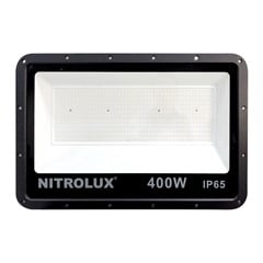 Refletor Led Slim 400w 100 A 240v 25200lm 6500k Br 6633 Preto Nitrolux