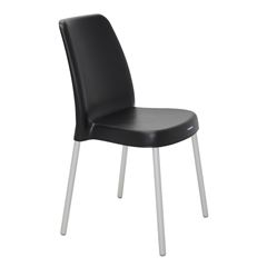 Cadeira de Polipropileno Vanda Summa (Pés Em Alumínio) Preta 92053/909 Tramontina