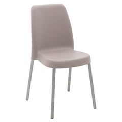Cadeira de Polipropileno Vanda Summa (Pés Em Alumínio) Camurça 92053/921 Tramontina