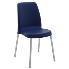 Cadeira de Polipropileno Vanda Summa (Pés Em Alumínio) Azul Yale 92053/170 Tramontina