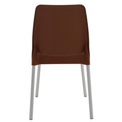 Cadeira de Polipropileno Vanda Summa (Pés Em Alumínio) Terracota 92053/242 Tramontina