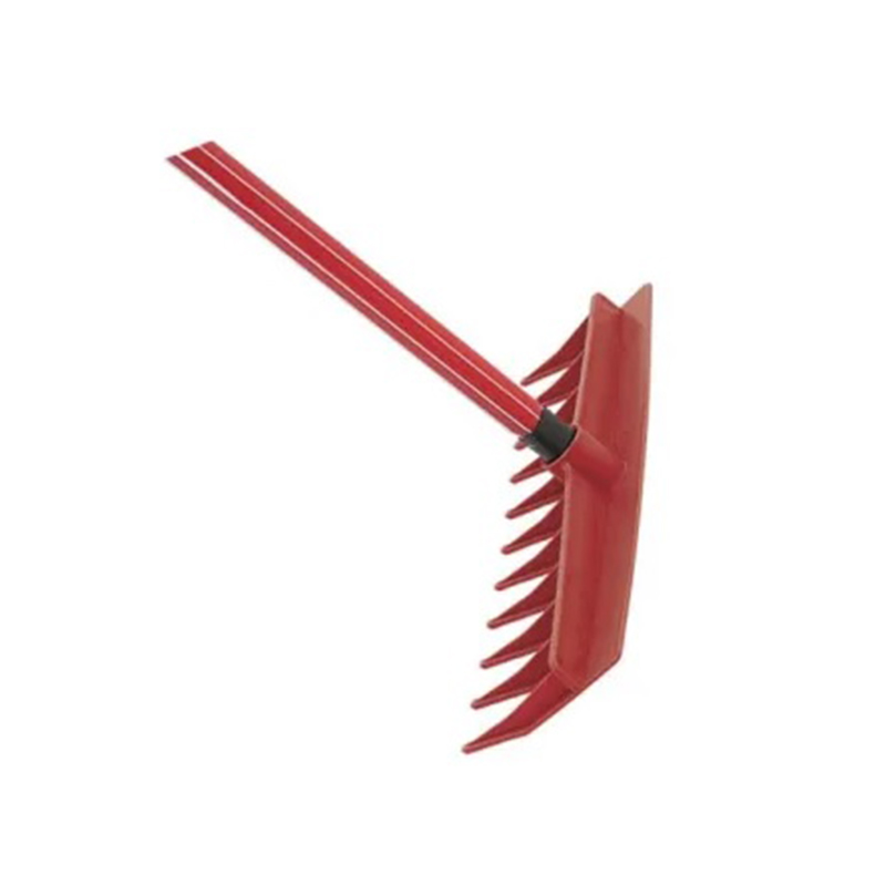 Ancinho Plástico 11 Dentes Cabo Madeira 120cm 6060 1 Roma