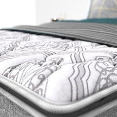 Colchão Casal Advanced Tech1000 Plus D28 C/Pillow Super 138x188x30cm Cinza Prodormir Pa71156 Probel