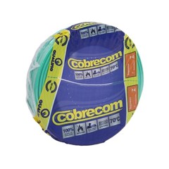 Cabo 6,0mm² 750v Flexicom Peça Com 50 Metros Verde Cobrecom