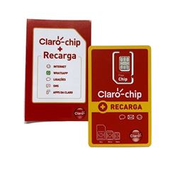 Chip Claro Pré-Pago 4g Com Recarga Inclusa R$ 10