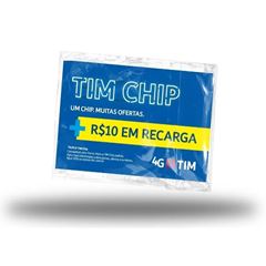 Chip Tim Pré-Pago Naked 4g Com Recarga Inclusa R$ 10