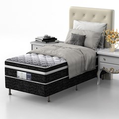 Conjugado Cama Box Solteiro Springs Molas Prolastic 88x188x42cm Prodormir Pa51391 Probel