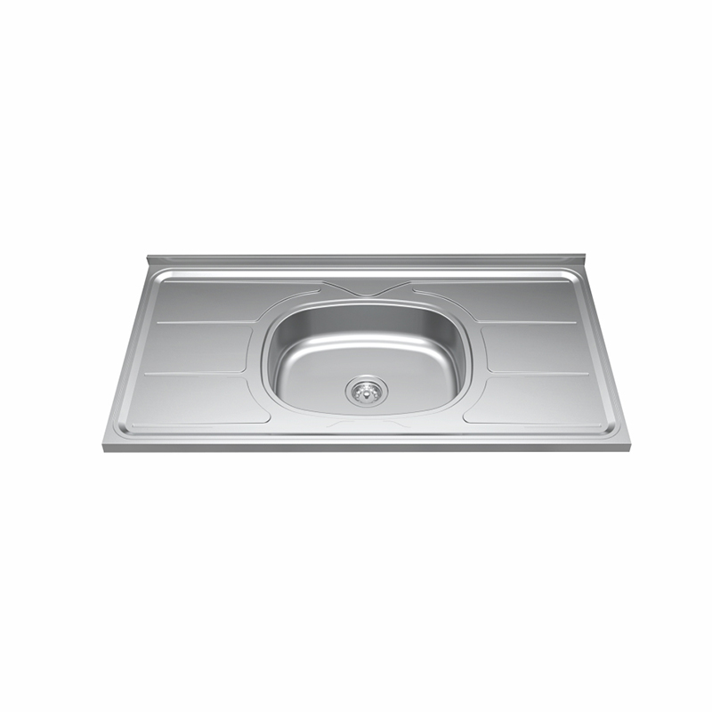 Pia Inox430 Plus 1 Cuba Com Escorredor Polido Sem Válvula 100x53x11cm 31000 Ghelplus