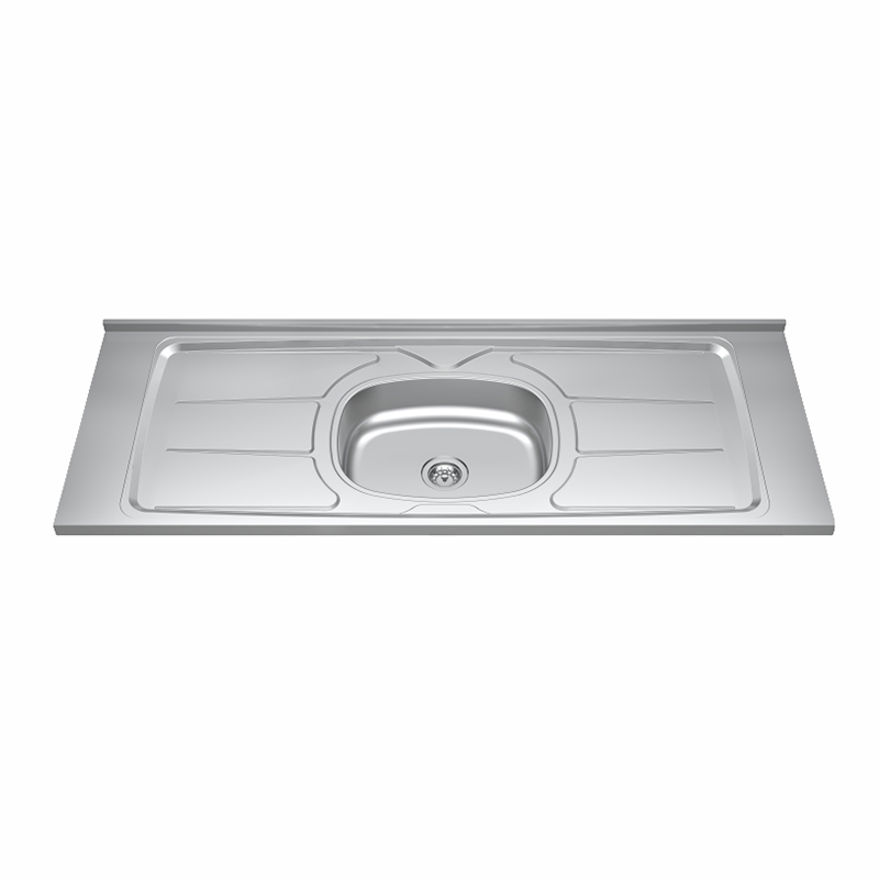 Pia Inox430 Plus 1 Cuba Com Escorredor Polido Sem Válvula 140x53x11cm 31400 Ghelplus