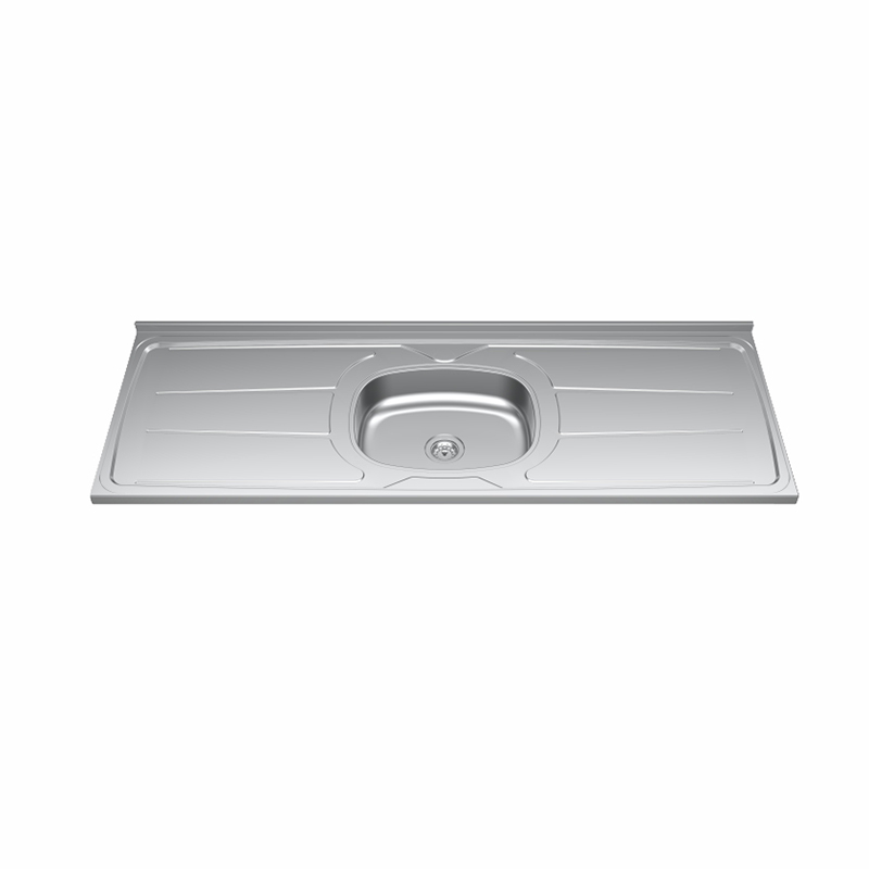 Pia Inox430 Plus 1 Cuba Com Escorredor Polido Sem Válvula 150x53x11cm 31500 Ghelplus