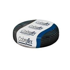 Cabo 2,5mm² 750v Cobreflex Peça Com 100 Metros Preto Cobreflex