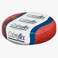 Cabo 2,5mm² 750v Cobreflex Peça Com 100 Metros Vermelho Cobreflex