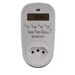 Temporizador Digital Automático 110 A 220v Branco Letm4003- Exatron
