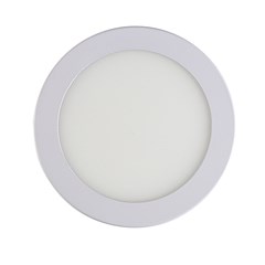 Painel Led de Embutir Redondo 24w 100 A 240v 2040lm 4000k Branco Slim Led Rl23245bcv2 Llum Bronzearte