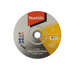 Disco de Corte Abrasivo Para Inox 180 X 2,0 X 22,23mm D-75552 Makita