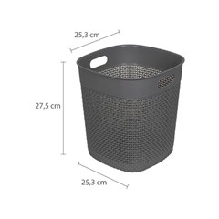 Cesto Organizador 16 Litros Concreto Co16*Crt Astra